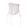 thumbnail image 2 of Black Corset Waist Belt for Women, Wide Elastic Belt for Dresses, 2 of 9