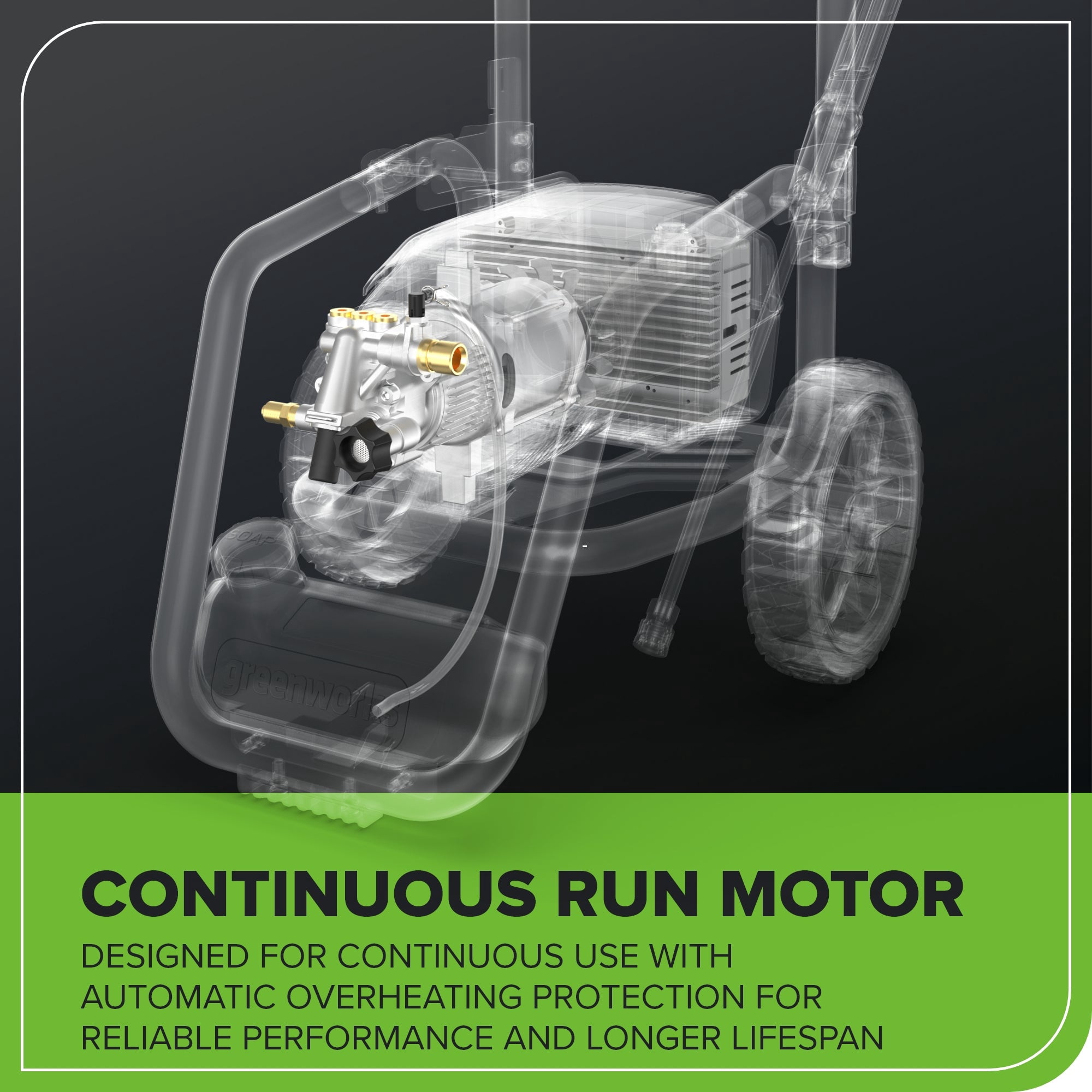 Greenworks Brushless 2700 PSI 2.3 GPM Max/ 1.2 GPM Electric Pressure Washer