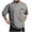 Gray, variant on Ashirexll T Shirts for Man, Mens Shirts Casual, Short Sleeve Round Neck T-shirt with Pocket Summer Solid Color Casual Tops