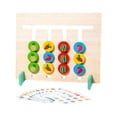 thumbnail image 4 of Rompecabezas de diapositivas de combinación de colores Juguetes STEM de educación temprana Juguetes de madera Rompecabezas Animal, 4 of 9