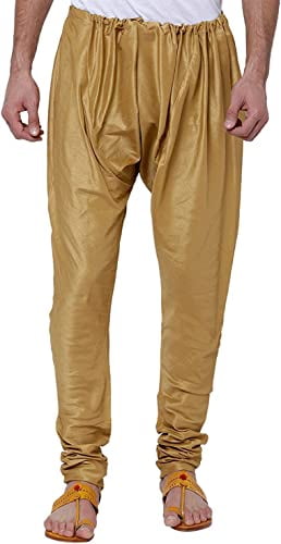 Abito Tradizionale Sojanya Uomo - Kurta Churidaar In Seta Dupion