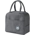 thumbnail image 1 of Bolsas de almuerzo pequeñas de 5,5 l para mujeres, portátiles, reutilizables, se pueden usar como bolsas de almuerzo (S, oso gris), 1 of 4