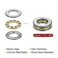 thumbnail image 4 of Uxcell F10-18M Miniature Thrust Ball Bearings 10x18x5.5mm Chrome Steel with Washers 5 Pack, 4 of 5