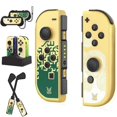 thumbnail image 1 of Contrôleurs pour Nintendo Switch, Joypad L/R avec Double Vibration, Supporte le Réveil/contrôle de Mouvement, Compatible avec Nintendo Switch/LITE/OLDE, Sans NFC, Or Magnifique pour Zelda, 1 of 5