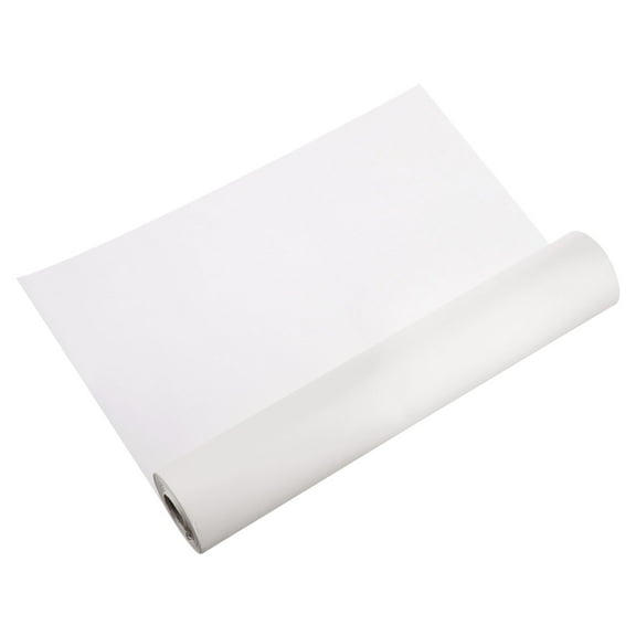 Uxcell Xuan Paper Roll, Rice Paper without Grid, 20in x 82ft, Half Raw Ripe Xuan, White