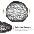 thumbnail image 3 of WEUVEB Pantalla Metálica Colgante Plegable Para Lámparas E27 Con Estructura De Malla De Hierro, 3 of 6