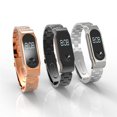 thumbnail image 2 of Suitable For Millet Bracelet 3 Metal Strap Wristband Stainless Steel Magnetic Absorption Three Beads Replacement Strap, 2 of 5