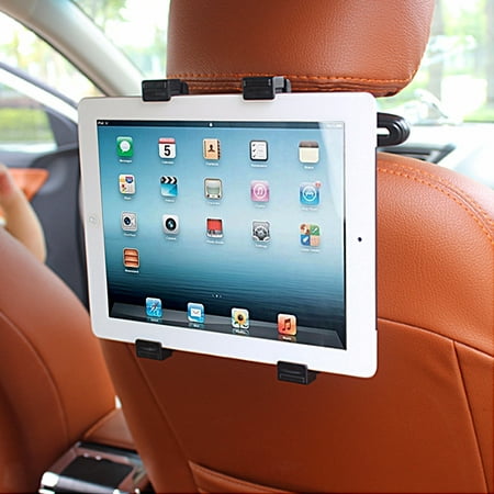 360 Degree Adjustable Car Back Seat Headrest Mount Holder Stand for iPad 2 3 4 Air Tablet (Best Ipad Holder For Car)