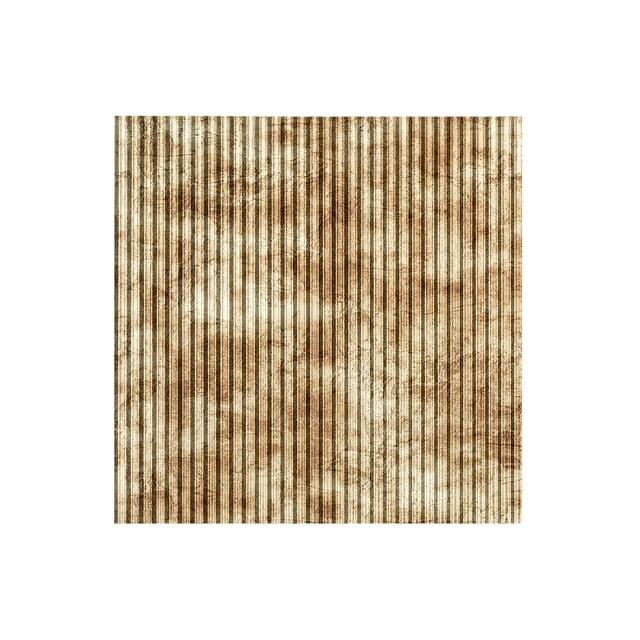 FASÄDE Easy Installation Rib Bermuda Bronze Wall Panel Sample (12" X 12" Sample)