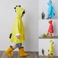 thumbnail image 4 of Ticikt Children's Raincoat Boy Girl Cartoon Animal Pattern Eva Transparent Poncho With Hat Fashion Transparent Rain Suit, 4 of 5