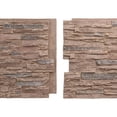 thumbnail image 4 of Ekena Millwork 45 3/4"W x 24 1/2"H x 1 1/4"D Canyon Ridge Stacked Stone, EverStone Faux Stone Siding Panel, Orchard Cliff, 4 of 9