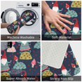 thumbnail image 3 of Rateoe Gnome With Mushroom Pattern Flannel Door Mat Indoor Outdoor Entrance, Waterproof All-Weather Doormat,Fade Resistant, Low Profile Entryway Mat 16x24in, 3 of 7