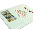 thumbnail image 2 of ZipGifts Holiday Card | Zip-Open Money Holder w/Clear Plastic Window for Cash, Check, & Gift Card (Holiday | Penguin - Hello Christmas | 5-Pack), 2 of 5