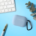 thumbnail image 2 of Silicone Case Compatible with Apple AirPods Pro 2 - Case Protective Cover for Headphones - Light Blue, 2 of 5