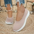 thumbnail image 3 of Women's Slip-On Walking Sneakers - Breathable Mesh Flat Comfort Shoes for Travel & Daily Wear, 3 of 13