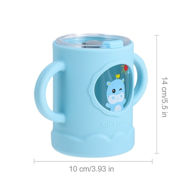 Baby Training Cup 1Pc 250ml Measuring Straw Cup Breast Milk Container