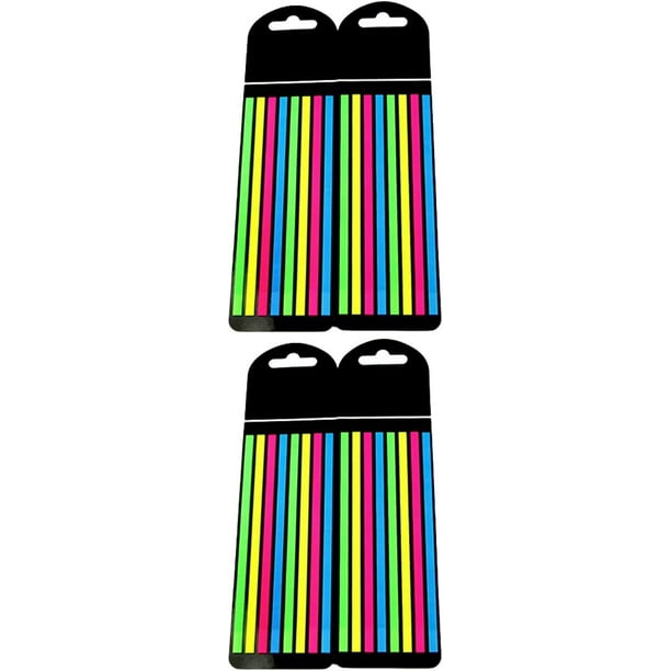 DancePeanut Highlighter Tape 4 Pcs Guided Reading Strips 2pcs Colored