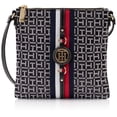 thumbnail image 1 of Bolso cruzado Jaden Plus para mujer Tommy Hilfiger, negro/blanco, 1 of 4