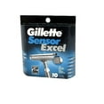 thumbnail image 1 of Gillette Sensor Excel Refill Blades, 10 Count + Makeup Blender, 1 of 2