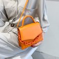 thumbnail image 4 of Bolso de mano creativo con personalidad de moda, bolso bandolera de un solo hombro naranja, 4 of 5