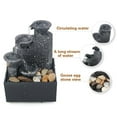 thumbnail image 3 of Indoor Fountains Desktop Water Features  Tabletop Fountain Mini Waterfall with Decorative LED Lights  for Indoor Decor, 3 of 5