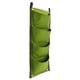 thumbnail image 5 of Bolsa vertical para plantas Ticfox con 4 bolsillos para Colgar en la pared 70 x 30 cm fieltro, 5 of 9