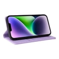 thumbnail image 5 of Funda para iPhone 15 Plus Estuche de Cuero PU Tipo Cartera con Ranuras para Tarjetas y Cierre Magnético, 5 of 5