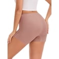 thumbnail image 3 of INSPIRE CHIC Women's Tummy Control Boyshorts Mid-Waisted Butt Lifting Lightweight Seamless Slip Shorts M Pink, 3 of 5