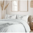 thumbnail image 6 of Ambesonne Marble Print Duvet Cover Set, Natural Texture, 2-Calking, Grey White Dust, 6 of 7
