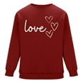 thumbnail image 4 of PNTUTB Crew Neck Long Sleeve Casual Sweatshirts for Men Loose Classic Pullover with Valentine's Day Fashion Print, 4 of 6