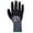 Gray/Black, variant on Portwest A352 DermiFlex Ultra Work Gloves Gray/Black, Large