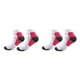thumbnail image 4 of Sonducket 2 paquetes por lote, calcetines deportivos de fibras de secado rápido para mantenerse seco y cómodo, calcetines de compresión para Rosa roja S/M 2piezas, 4 of 6