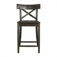 thumbnail image 2 of Bowery Hill 24" Counter Stool in Dark Brown, 2 of 11