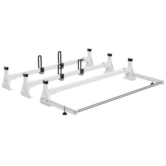 Heavy-Duty Ladder Rack for Ford Transit Custom 2013-2024 - Van Roof Trailer Ladder Rack, Aluminum