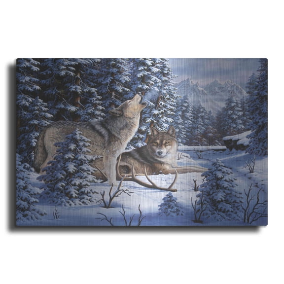 Luxe Metal Art 'The Trophy' by R. Hed, Metal Wall Art, 16"x12"