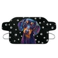 thumbnail image 6 of FORUDESIGNS Dachshund Dog Paw Pattern Windshield Snow Cover for Cars Heavy Duty Freeze Protector for Auto Car Windshield Frost Cover Winter Car Accessories for SUVs, Vans, 6 of 6