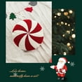 thumbnail image 4 of Candy Cane Pillow, Christmas Candy Shape Throw Pillow, Red Spiral Lollipop Pillow, Candy Cane Shaped Pillow, 4 of 5