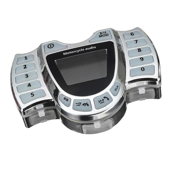 Motorcycle Au-dio Handsfree Bluetooth Stereo Speakers FM Radio Sound System Anti-theif Amplifier MP3 Music Player Remote Control