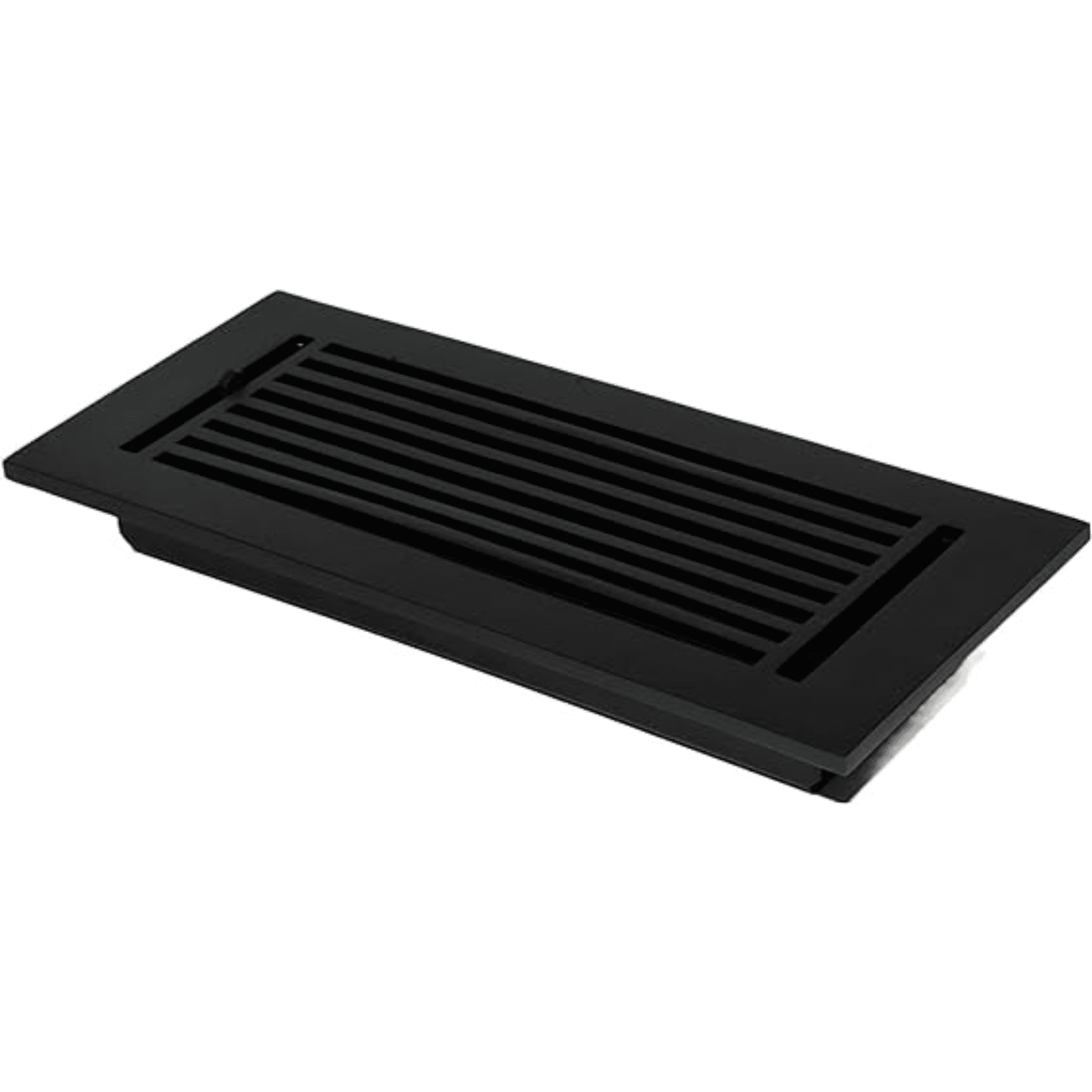 Caststo- 4"x12" (Duct Opening) Walkable| Heavy Duty | Cast Aluminum | Floor Register Floor Vent Register with Air Control Feature, HVAC, No Holes- Model Express