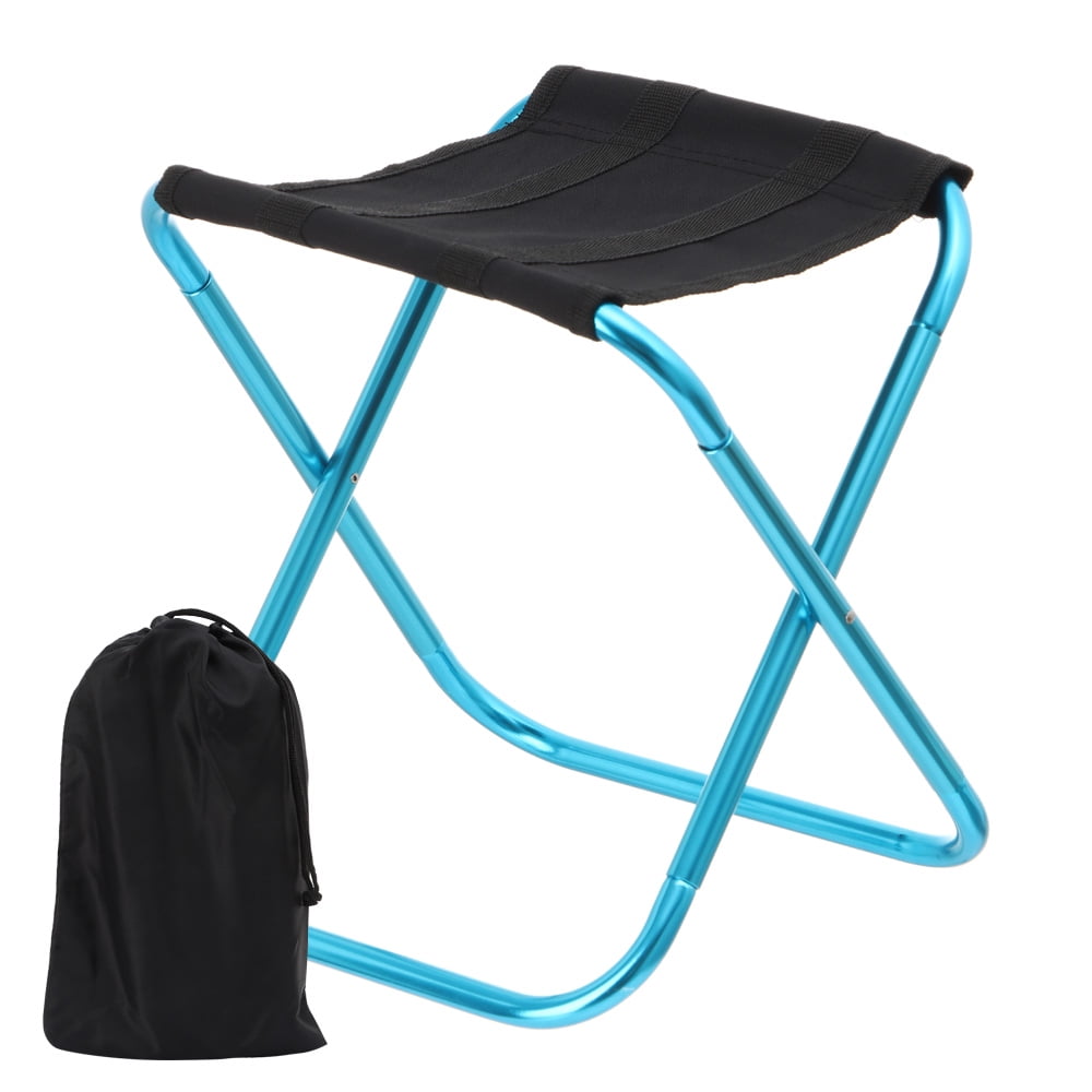 Folding Stool Aluminum Alloy Fishing Chair with Carrying Bag for Camping Fishing Seat​ 