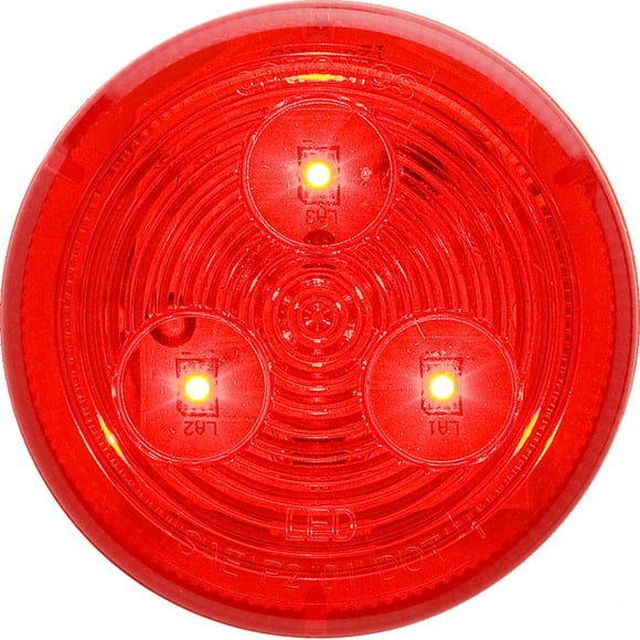 Lumière de Dégagement Menée par Série Rouge MC57 Imperméable, Réflexe Intégré, Garantie à Vie