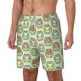 thumbnail image 2 of Uemuo Cute Chubby Frog Pattern Mens Swim Trunks Quick Dry Board Shorts with Mesh Lining, Stretch Beach Shorts Quick Dry No-Chafing Board Shorts-X-Large, 2 of 9