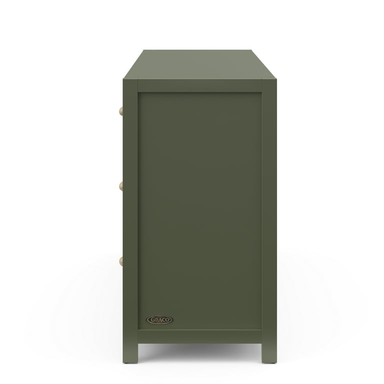 Teddi 6 Drawer Double Dresser Color: Olive Teddi 6 Drawer Double Dresser Color: Olive