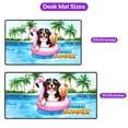 thumbnail image 5 of Hello Summer Bernese Mountain Dog at Swimming Pool Flamingo Swim Ring Desk Mat Full Keyboard Mouse Pad Berner Lover Gifts Large Mousepad - 12009, 5 of 5