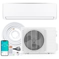 thumbnail image 1 of Gymax 12000 BTU Mini Split Air Conditioner & Heater w/ Heat Pump & Installation Kit WHite, 1 of 10