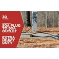 thumbnail image 4 of Road Power 65039701 6/8 Gauge 30 ' Black Stw Rv Power Cord, 4 of 7