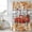 Sienna Gray, variant on Red Truck Fall Shower Curtain, Waterproof Shower Curtains for Bathroom, Thanksgiving Botanical Pumpkins Leaves Washable Fabric Bathtub Curtain Set Bath Decor with 12 Hooks 72"x78"