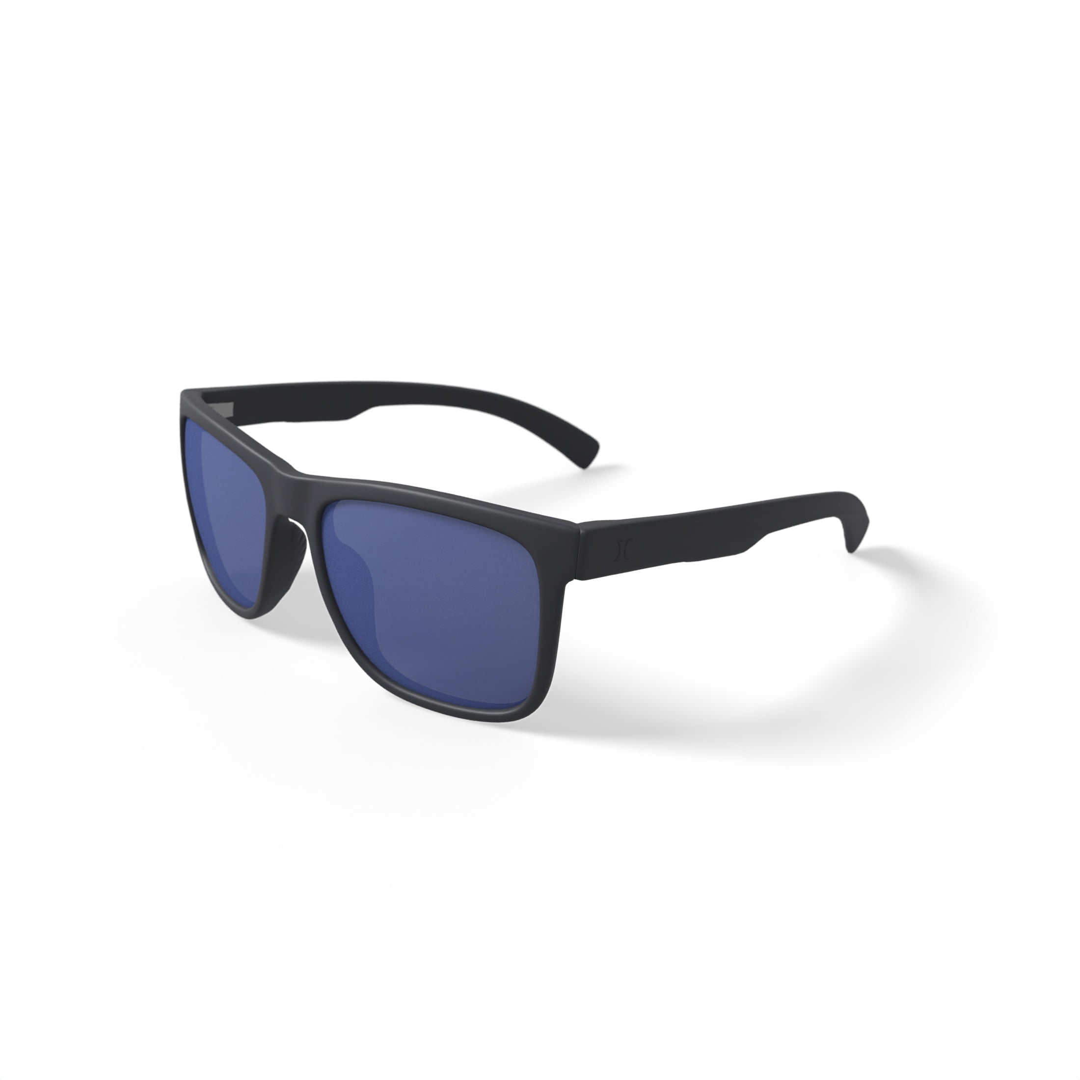 Hurley Men's Rx'able Sport Polarized Sunglasses, HSM3007P Peak, Matte Black, 56-17-135, with Case