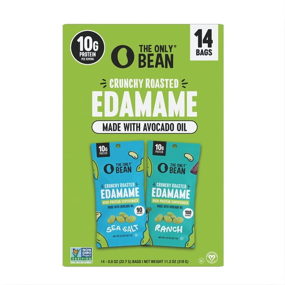 Edamame Beans, 0.9 oz., 12 pk.