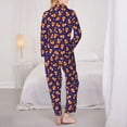 thumbnail image 6 of Goofa Candy Corn (2) Printed Women’s 2 Piece Pajama Set Super,Pajamas Women's Long Sleeve Sleepwear Soft Button Down Loungewear Pjs Lounge Set Nightwear-XX-Large, 6 of 9